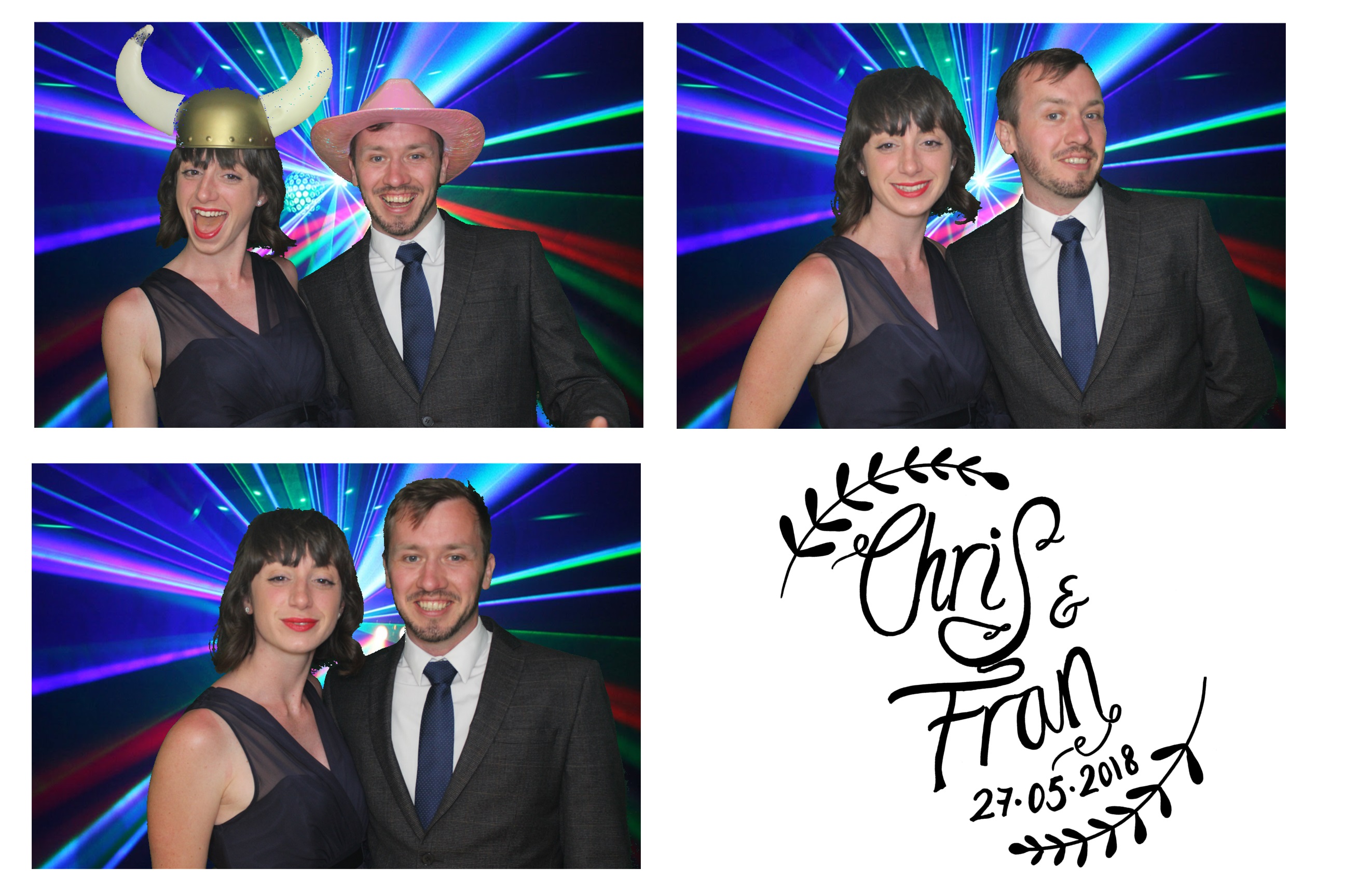 Chris & Fran | View more photos from the event at images.mobile-photo-booth.com/u/MobilePhotoBoothUK/Chris-Fran
